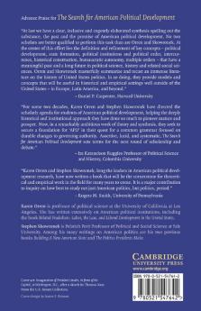 The Search for American Political Development