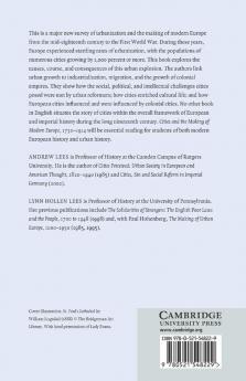 Cities and the Making of Modern Europe 1750-1914