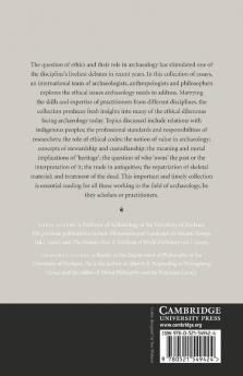 The Ethics of Archaeology