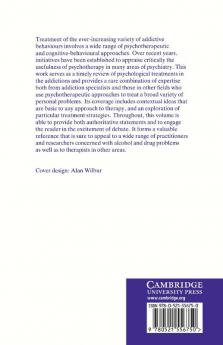 Psychotherapy Psychological Treatments and the Addictions