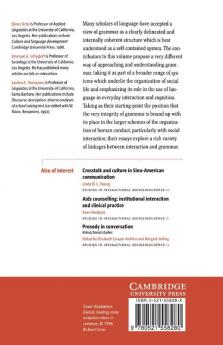 Interaction and Grammar