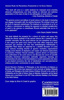Philosophical Foundations of the Social Sciences
