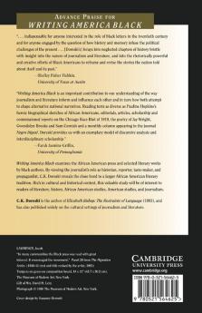 Writing America Black