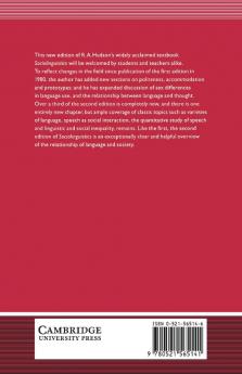 Sociolinguistics