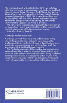 Theory of Algebraic Integers