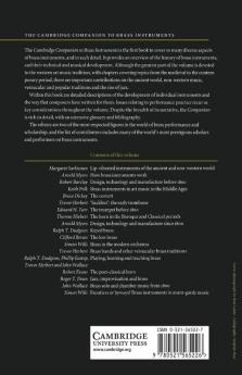 The Cambridge Companion to Brass Instruments