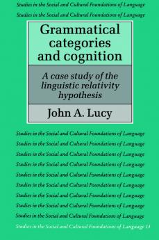Grammatical Categories and Cognition