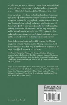 Polygamous Families in Contemporary Society