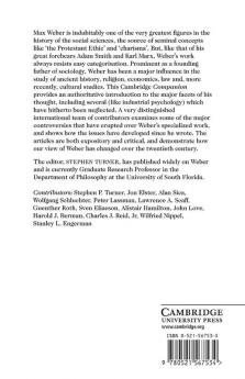 The Cambridge Companion to Weber