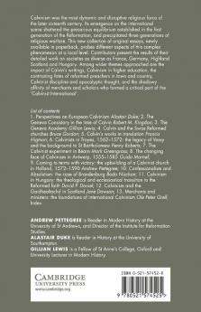 Calvinism in Europe 1540 1620