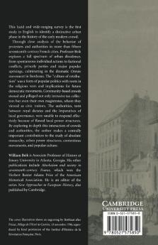 Urban Protest in Seventeenth-Century France