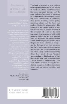 Children Childhood and English Society 1880 1990