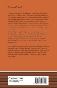 The Syntax of Spanish