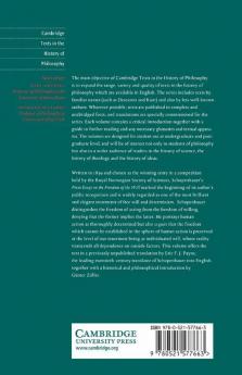 Prize Essay on the Freedom of the Will