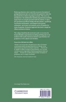 Introduction to Geochemical Modeling