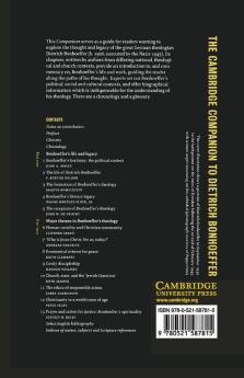 The Cambridge Companion to Dietrich Bonhoeffer