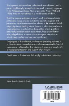 Papers in Ethics and Social Philosophy