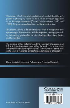 Papers in Metaphysics and Epistemology