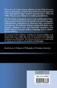 Papers in Philosophical Logic