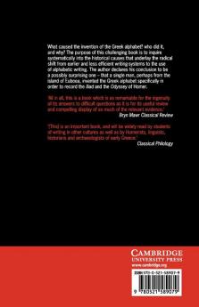 Homer and the Origin of the Greek Alphabet