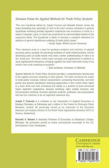 Applied Methods for Trade Policy Analysis