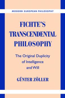 Fichte's Transcendental Philosophy