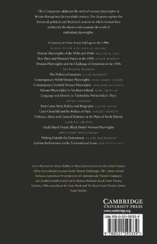 The Cambridge Companion to Modern British Women Playwrights