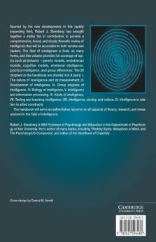 Handbook of Intelligence