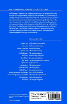 The Cambridge Companion to the Saxophone