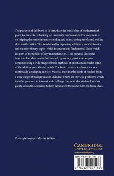 An Introduction to Mathematical Reasoning
