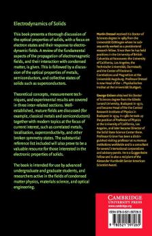 Electrodynamics of Solids