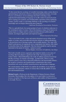 Scientific Practice and Ordinary Action