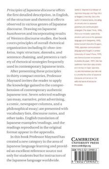 Principles of Japanese Discourse