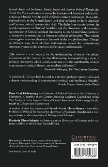 Hannah Arendt and Leo Strauss