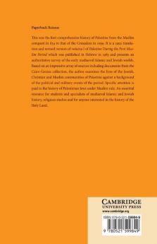 A History of Palestine 634 1099