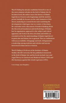 A History of Islamic Legal Theories