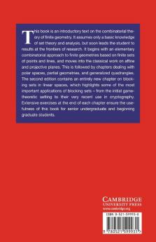 Combinatorics of Finite Geometries