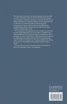 The Interpretation of Quantum Mechanics and the Measurement Process