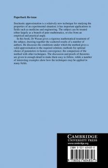Stochastic Approximation
