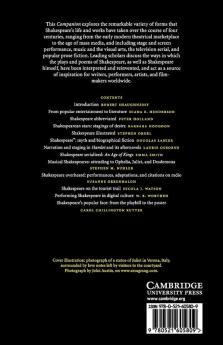 The Cambridge Companion to Shakespeare and Popular Culture