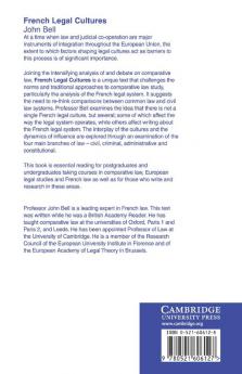 French Legal Cultures