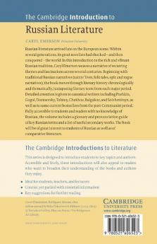 The Cambridge Introduction to Russian Literature
