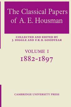 The Classical Papers of A. E. Housman