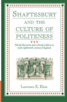 Shaftesbury and the Culture of Politeness