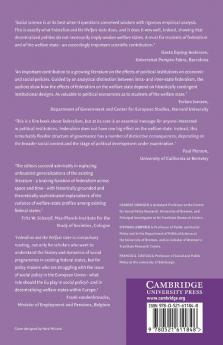 Federalism and the Welfare State