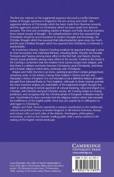 Religion and Public Doctrine in Modern England