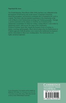 Marc Bloch Sociology and Geography