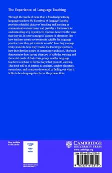 The Experience of Language Teaching