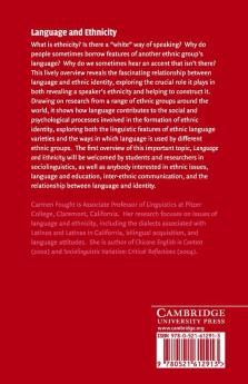 Language and Ethnicity