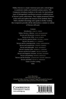 The Cambridge Companion to Wallace Stevens